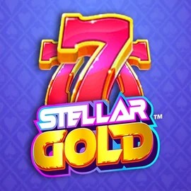 Slots logo of Stellar Gold from Snowborn Games at Casea Casino